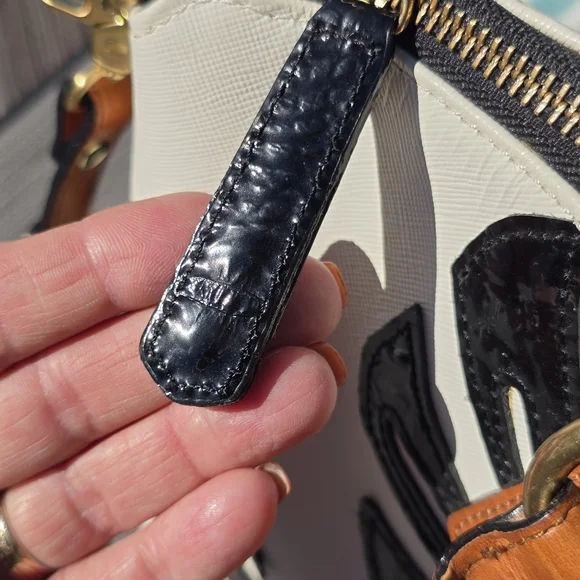 Brahmin Large Duxbury, Limited Edition White Monaco - Picture 10 of 13